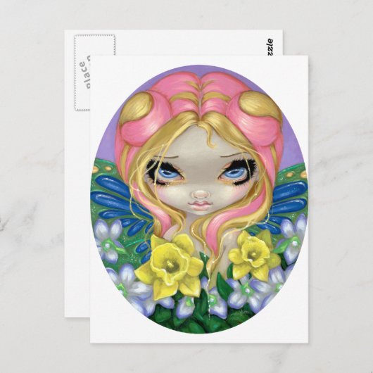 Carte postale "Un peu de printemps" (Devant / Derrière)