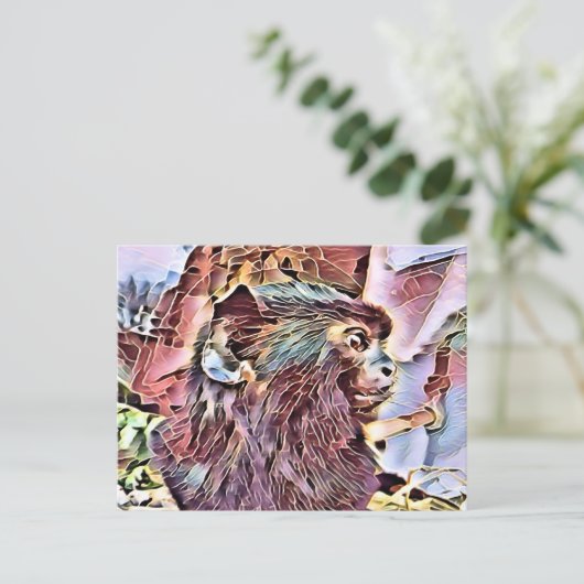 CARTE POSTALE UN PEU DE SINGE (Debout devant)