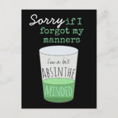 Carte Postale Un peu d'esprit d'absinthe (Devant)