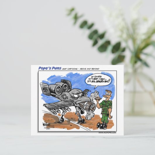 Carte Postale Un phacochère A-10 (Debout devant)