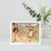 Carte Postale Un Pied Vers Le Haut, Un Pied Vers Le Bas (Debout devant)