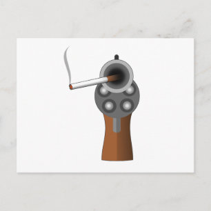 Carte Postale Un pistolet à tabac