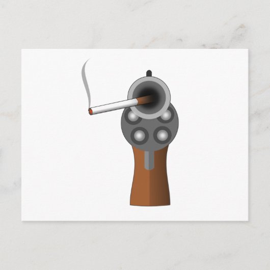 Carte Postale Un pistolet à tabac (Devant)