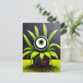 Carte Postale Un Plante Eyeball Déplaisant (Debout devant)
