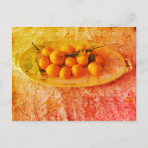 Carte Postale Un plateau de citrons