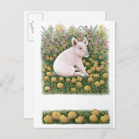 Carte Postale Un plus d'Apple (Devant / Derrière)