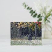 Carte Postale Un pneu (Debout devant)