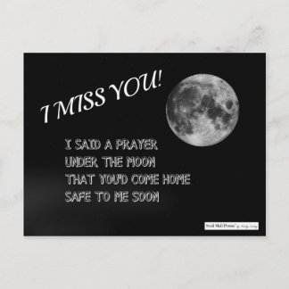 Carte Postale Un poème de prière pour rentrer en toute sécurité 