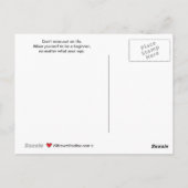 Carte postale Un poisson hors de l'eau_A_ (Dos)