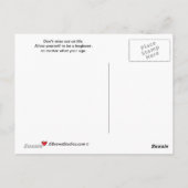 Carte postale Un poisson hors de l'eau_C_ (Dos)