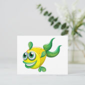 Carte Postale Un poisson moche (Debout devant)