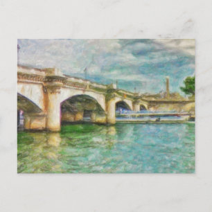 Carte Postale Un pont à Paris