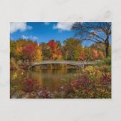 Carte Postale Un pont dans Central Park (Devant)