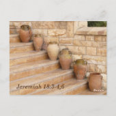 Carte Postale Un pot dans la main de mon Seigneur Verset Bibliqu (Dos)