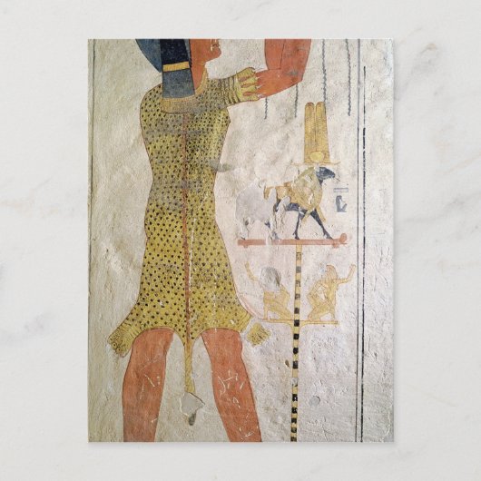 Carte Postale Un prêtre Inmutef qui offre (Devant)