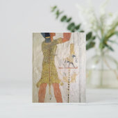 Carte Postale Un prêtre Inmutef qui offre (Debout devant)