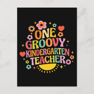 Carte Postale Un professeur d'école maternelle super cool