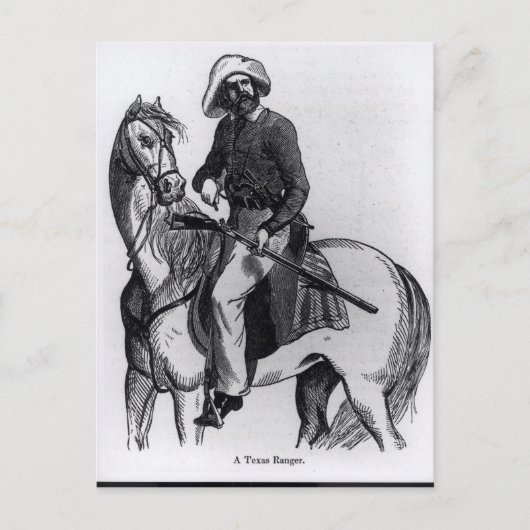 Carte Postale Un Ranger Texas (Devant)