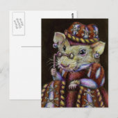 Carte Postale Un rat très respectable (Devant / Derrière)