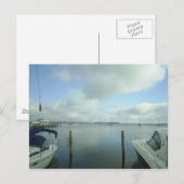 Carte Postale Un regard sur le port (Devant / Derrière)