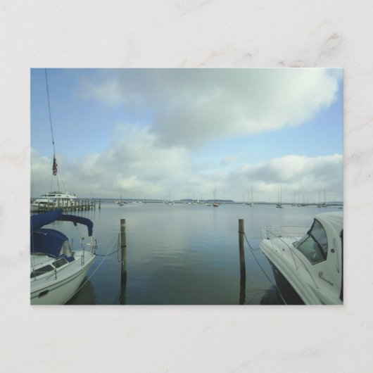 Carte Postale Un regard sur le port (Devant)