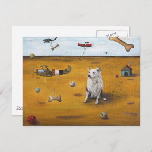 Carte Postale Un rêve de chiens (Devant / Derrière)