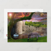 Carte Postale Un rêve de nuits d'été. (Devant / Derrière)