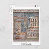 Carte Postale Un Rêve De Saint François Par Giotto Di Bondone (Devant / Derrière)