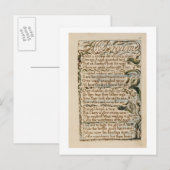 Carte Postale Un rêve, illustration de "Chansons d'Innocence et (Devant / Derrière)