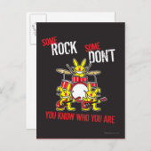 Carte Postale Un rocher (Devant / Derrière)