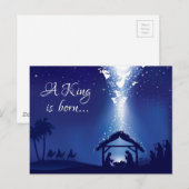 Carte Postale Un roi est né.. (Devant / Derrière)