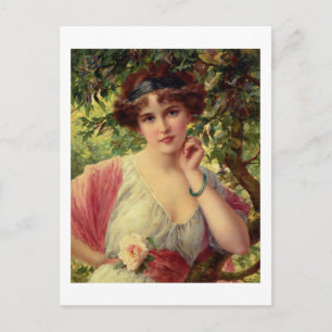 Carte Postale Un Rose d'été - Émile Vernon