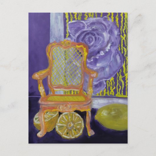 CARTE POSTALE UN ROSE VIOLENT À PARIS (Devant)