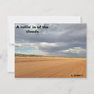 Carte Postale Un rouleau dans les nuages