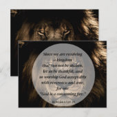 Carte Postale Un Royaume qui ne peut être Ébranlé (Devant / Derrière)