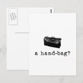 Carte Postale Un sac à main ? (Devant / Derrière)
