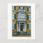 Carte Postale Un Safford Porch, une porte Salem (Devant)