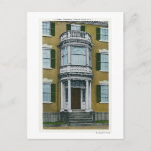 Carte Postale Un Safford Porch, une porte Salem