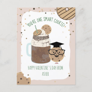 Carte Postale Un Saint Biscuit Intelligent & Milkshake pour la S