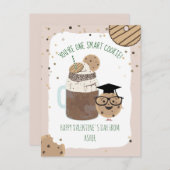 Carte Postale Un Saint Biscuit Intelligent & Milkshake pour la S (Devant / Derrière)