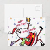Carte Postale « Un Santa célébrant » (Devant / Derrière)