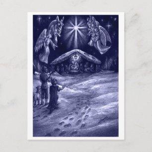 Carte Postale Un sauveur est né !