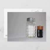 Carte Postale Un sel et une batterie (Devant / Derrière)