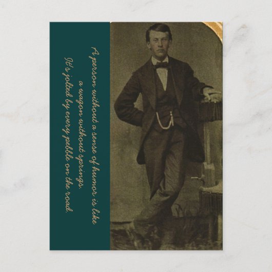 Carte Postale Un sens de l'Humour (Devant)