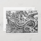 Carte Postale Un Serpent De Mer (Devant / Derrière)