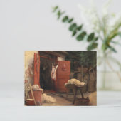 Carte Postale Un Slaughhouse à Hellebaek par Carl Bloch (Debout devant)