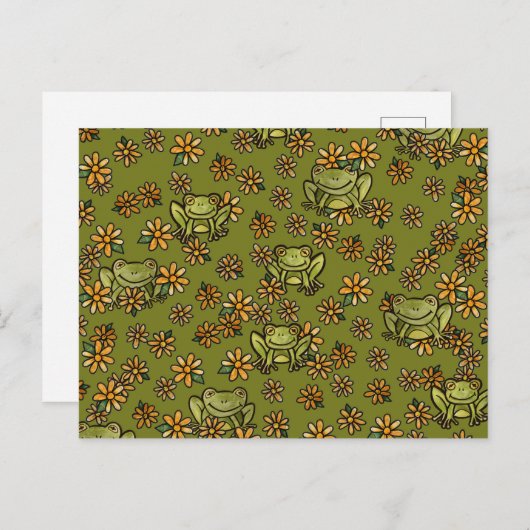 Carte Postale Un sourire Froggy (Devant / Derrière)