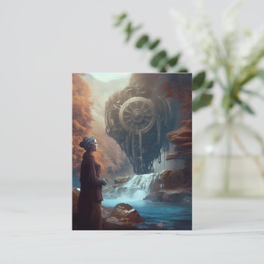 Carte Postale Un spectacle étrange dans la nature Cascade de Ste (Debout devant)