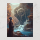 Carte Postale Un spectacle étrange dans la nature Cascade de Ste (Devant)