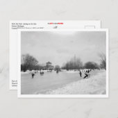 Carte Postale Un sport d'hiver (Devant / Derrière)